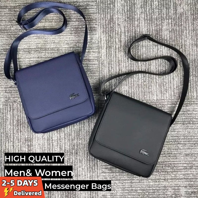 Fashionable PU Leather Shoulder Bags for Women Men Sling Bag Crossbody