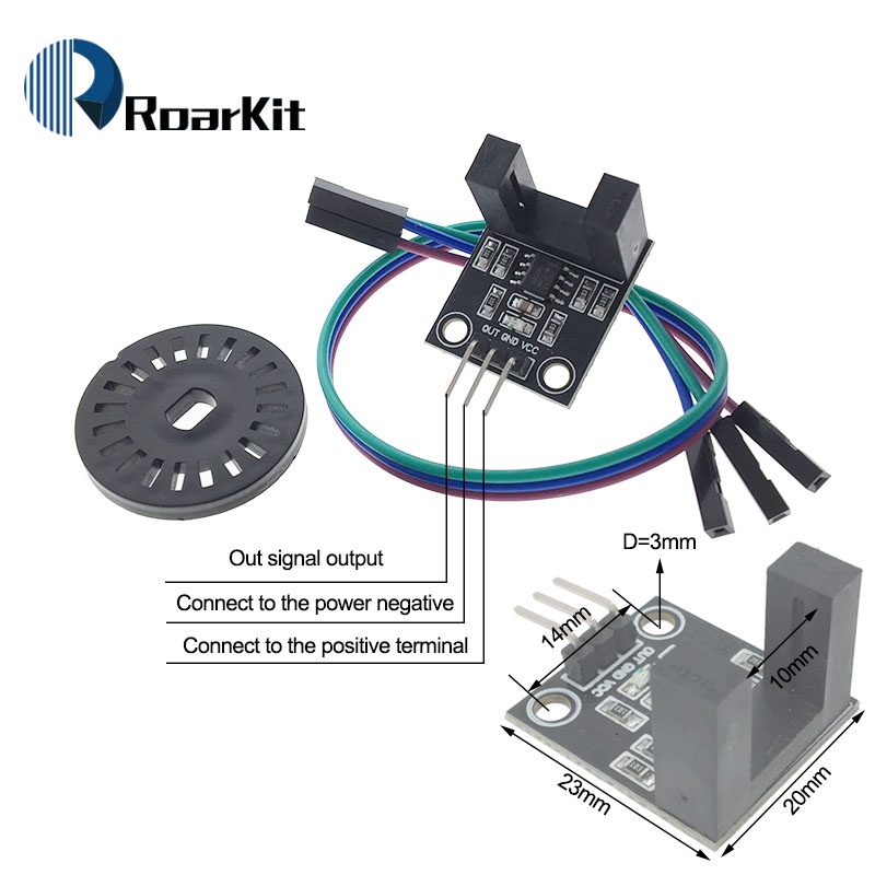 Double Speed Measuring Sensor with Photoelectric Encoders Kit top For ...