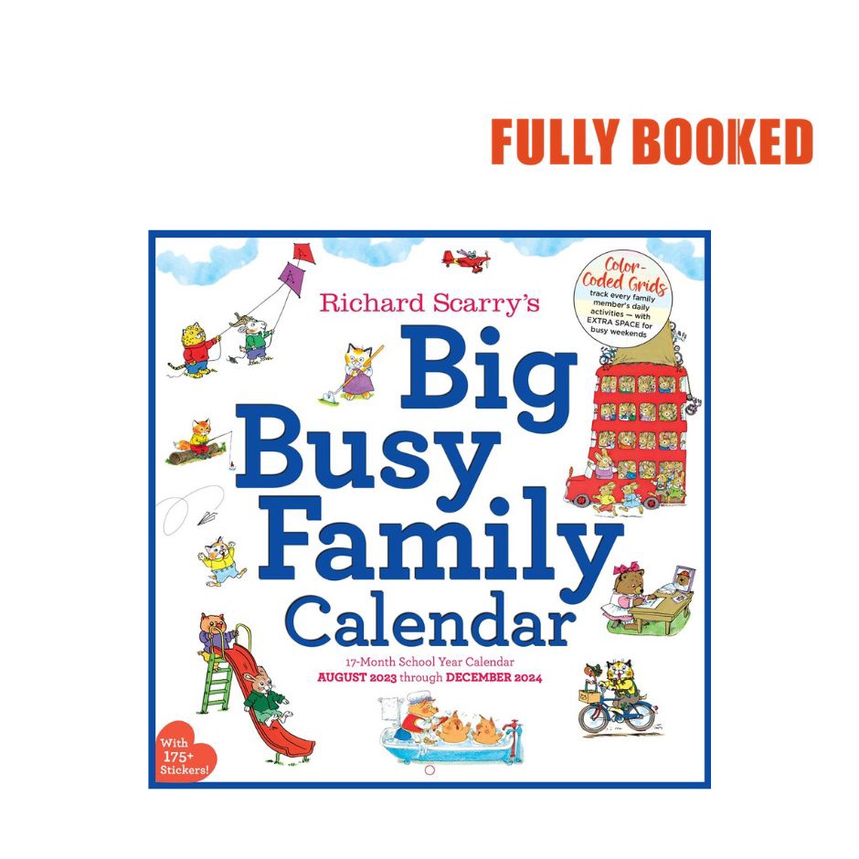 Richard Scarry Big Busy Family 2024 Wall Calendar Track Every Family