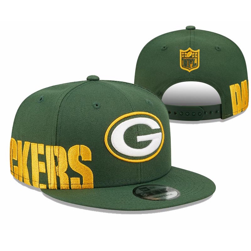 NFL Fashion Embroidery Bucket Hat Packer Baseball Cap Adjustable Hat