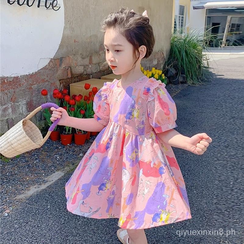 Dress for kids girl 2 New Summer Girls Dress Fashionable and Cute ...