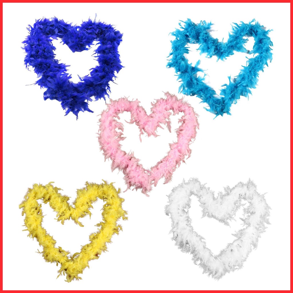 Colorful Feather Boas Costume Feather Boas Turkey Feathers Chandelle