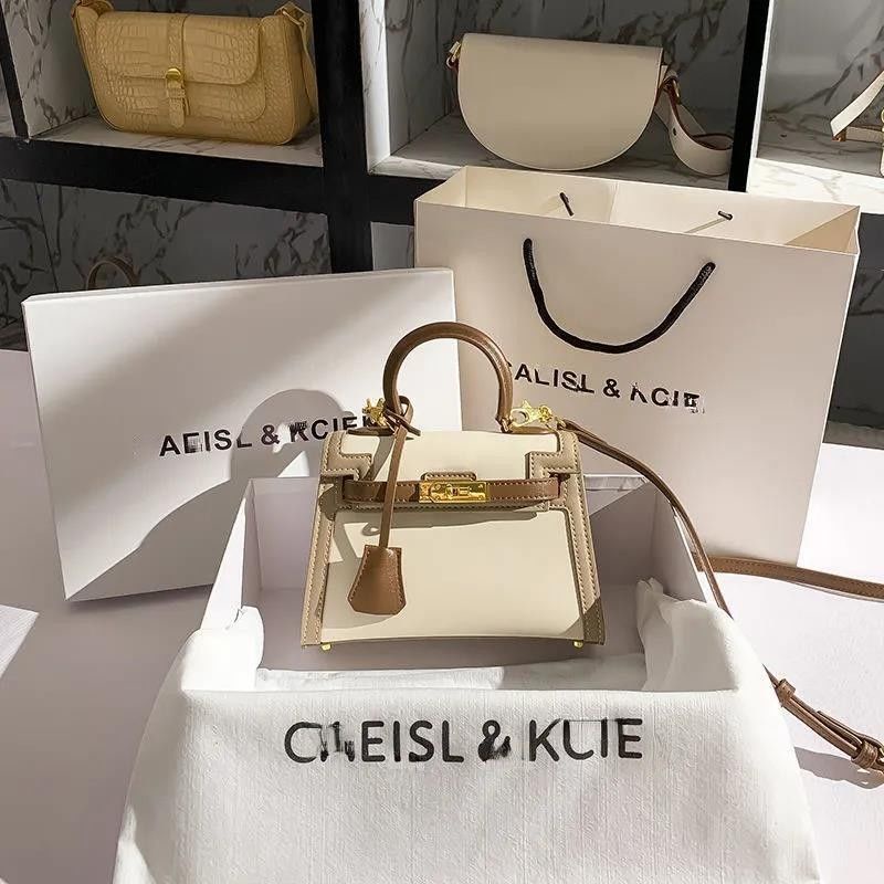 Color Matching Bag 2023 New Style One-Shoulder Messenger Handbag Female ...