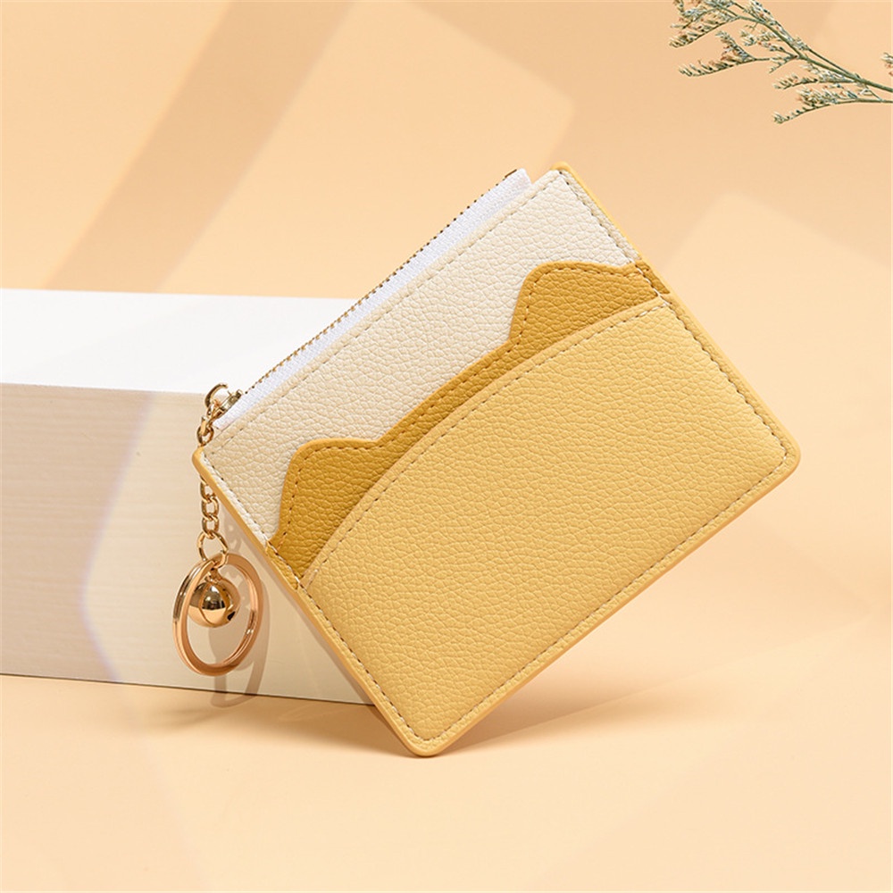 6 Color Fashion Cute Women Mini ID Card Holders Business Credit Card ...