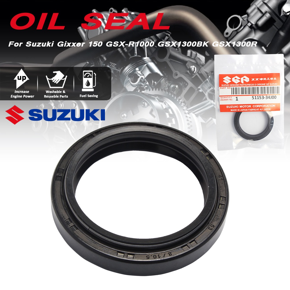 Fork Oil Seal Shock Oil Seal Suzuki Gixxer 155 250 SF250 5115334J00
