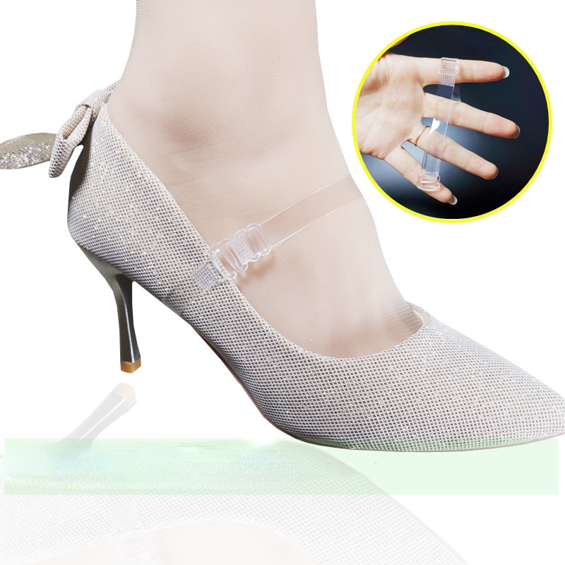 1Pair Invisible Shoelace Adjustable Transparent Shoelaces | Shopee ...