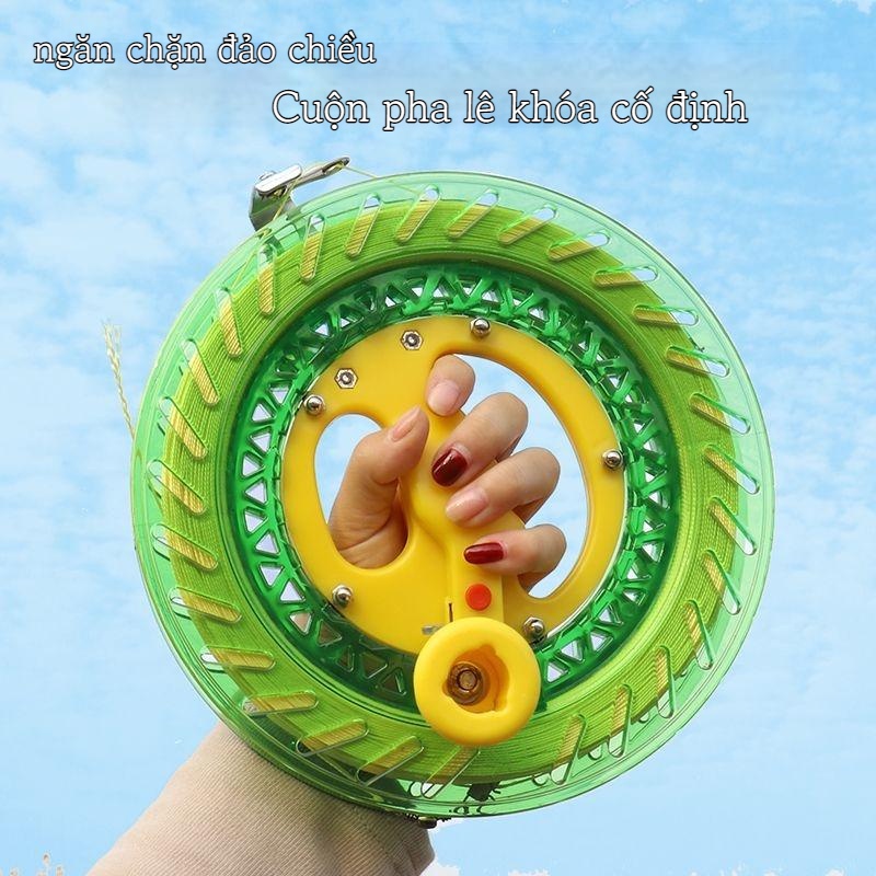 Abs Kite Wheel SelfLocking Reel Large Premium Kite Reel Roulette HandCranked Wheel Anti