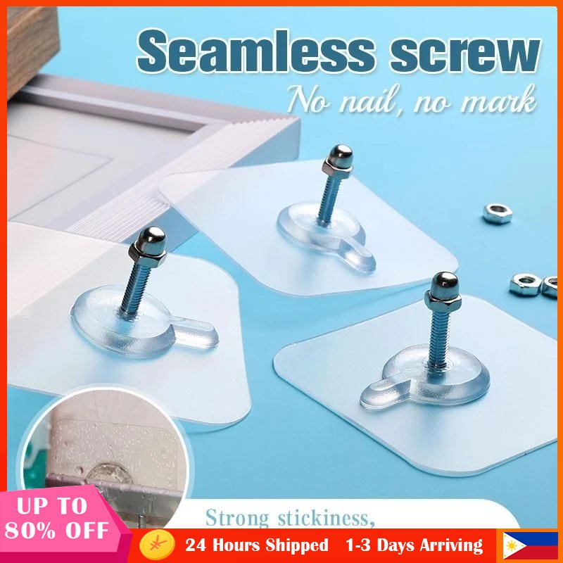 Punch-Free self-adhesive Peg PVC Wall hanging nail Seamless Hanging ...