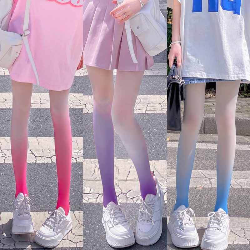 Sexy Gradient Color Stockings Female Hot Girl Summer Selling Products ...