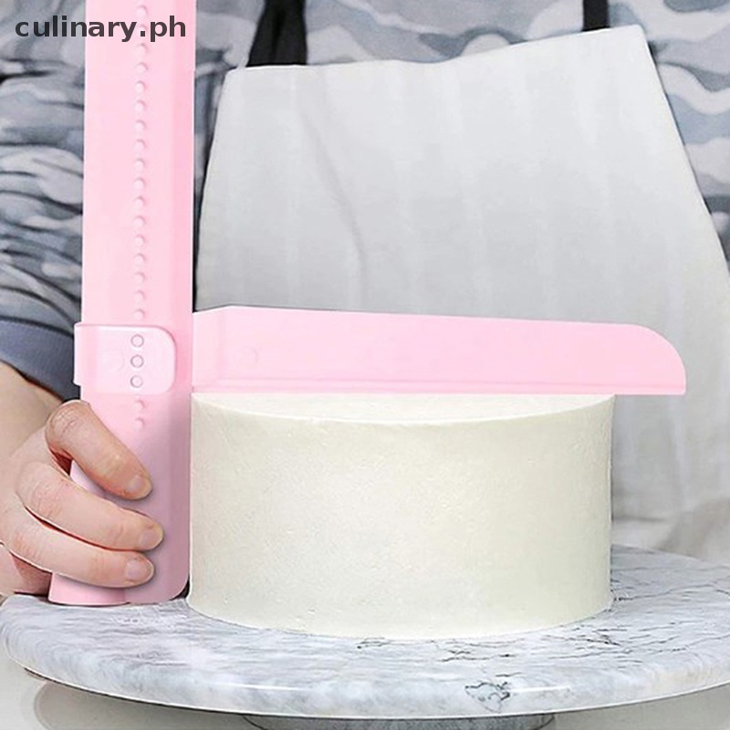 [culinary] Adjustable Cake Scraper Smoother Fondant Spatulas Diy Cake ...