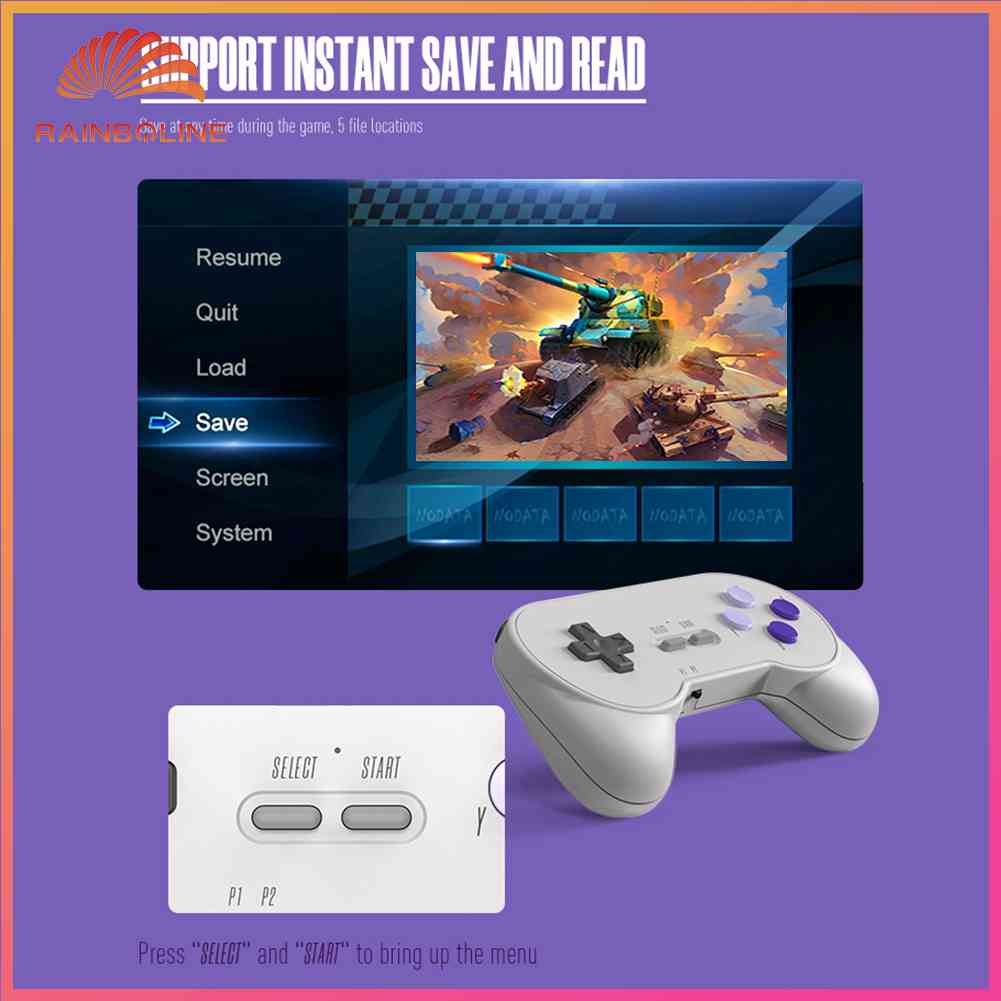 Rain Game Controller Support TP/ZP Swiching Joystick Gamepad for SF2000 ...