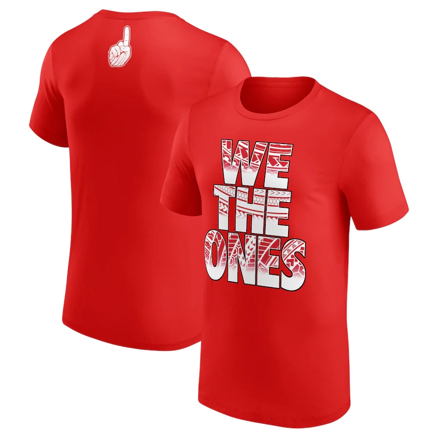 Men's White And Red The Bloodline We The Ones T-Shirt | Shopee Philippines