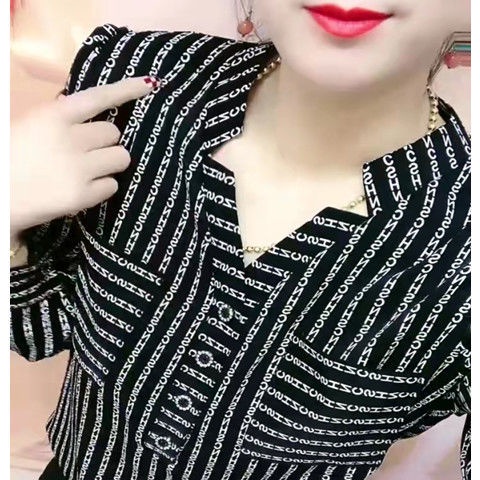 3 4 long sleeve ormal white polo formal blouse for women plus size ...