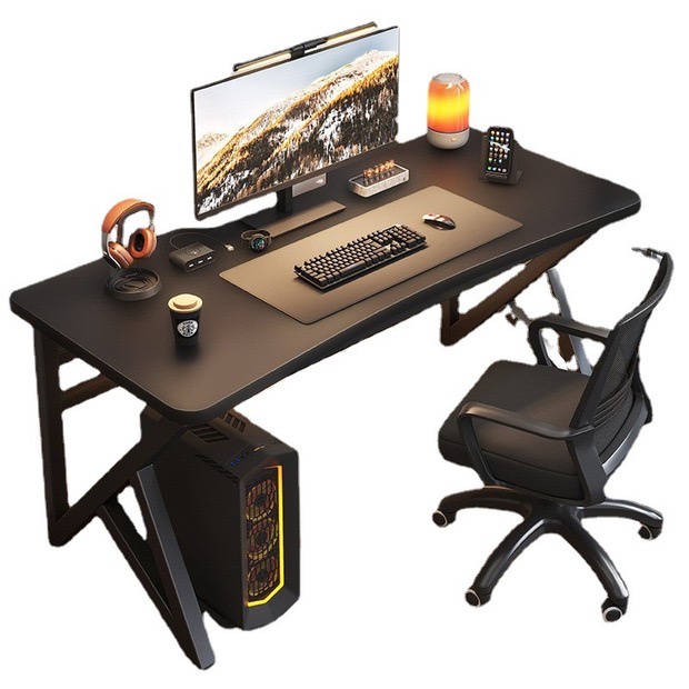Contemporary Gaming Desk Sleek and EasytoAssemble Computer Desk for