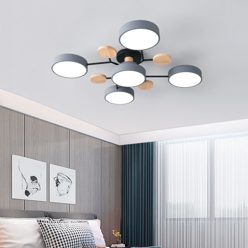 3 Colors Nordic Chandelier Ceiling Light Living Room Chandelier Modern ...