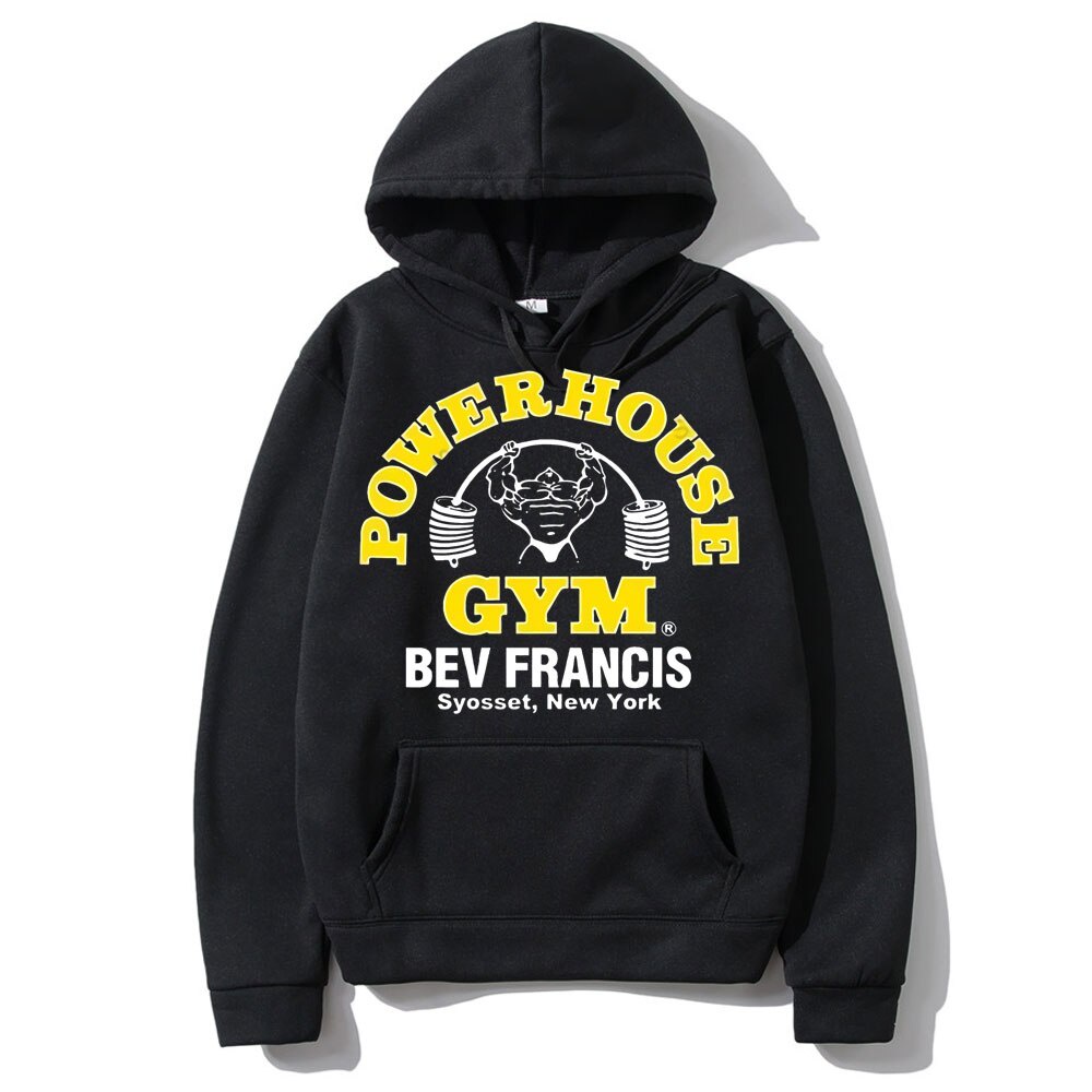 Powerhouse Gym Harajuku Geek Hoodie Mens Hoodies Clothes Men Loose ...