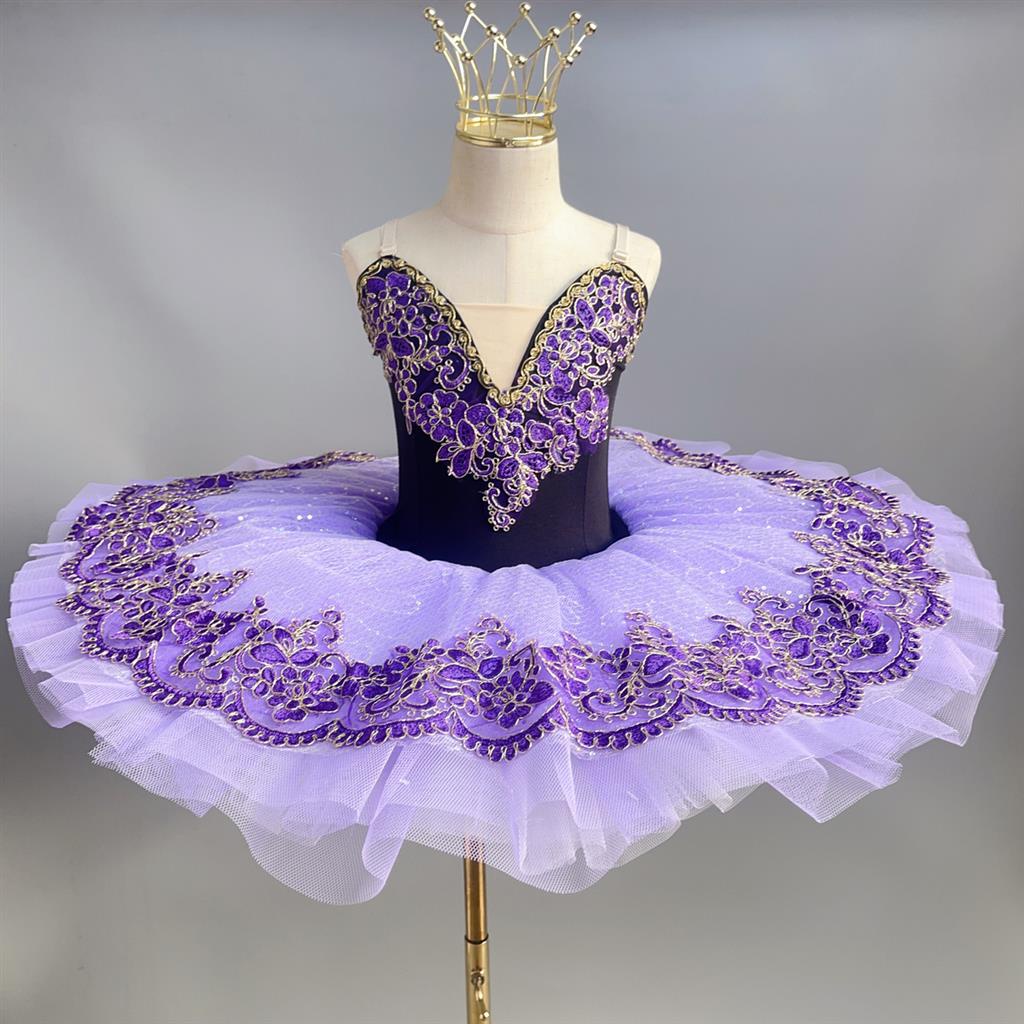 Girls Ballet Costumes Children Swan Lake TUTU Skirt Dance Costumes ...