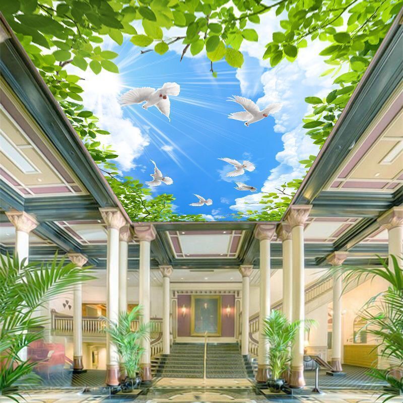 Wall Stickers Ceiling Roof Ceiling Stickers Kindergarten Creative Wall ...