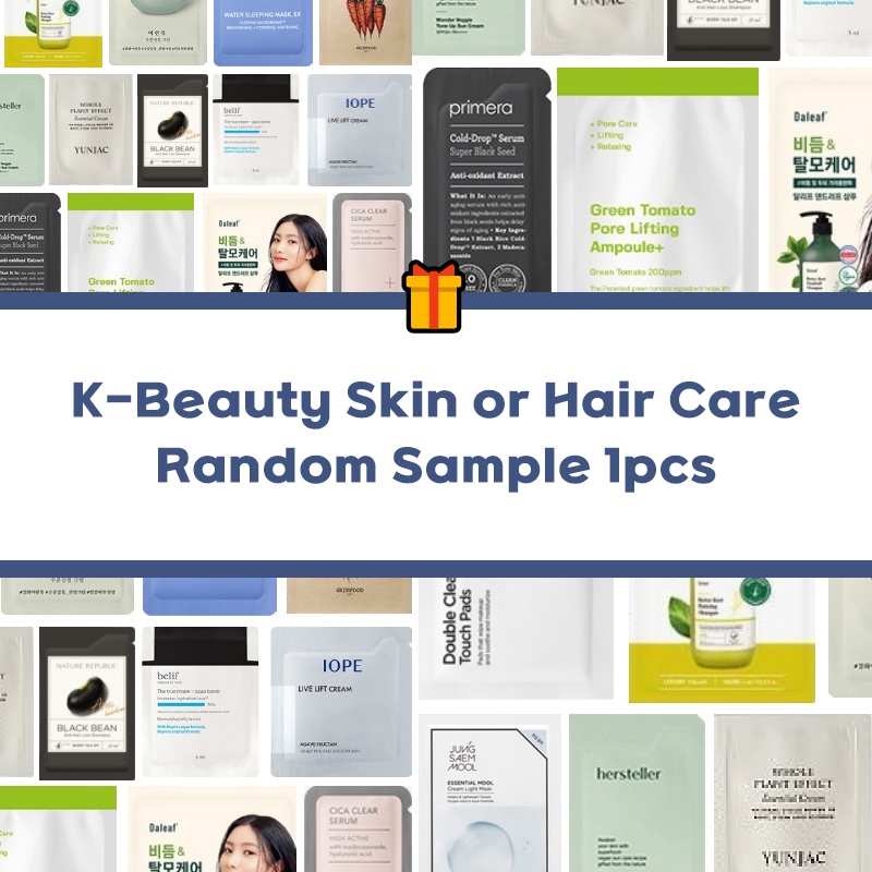 K-Beauty Skin or Hair Care Random Sample 1pcs | Shopee Philippines