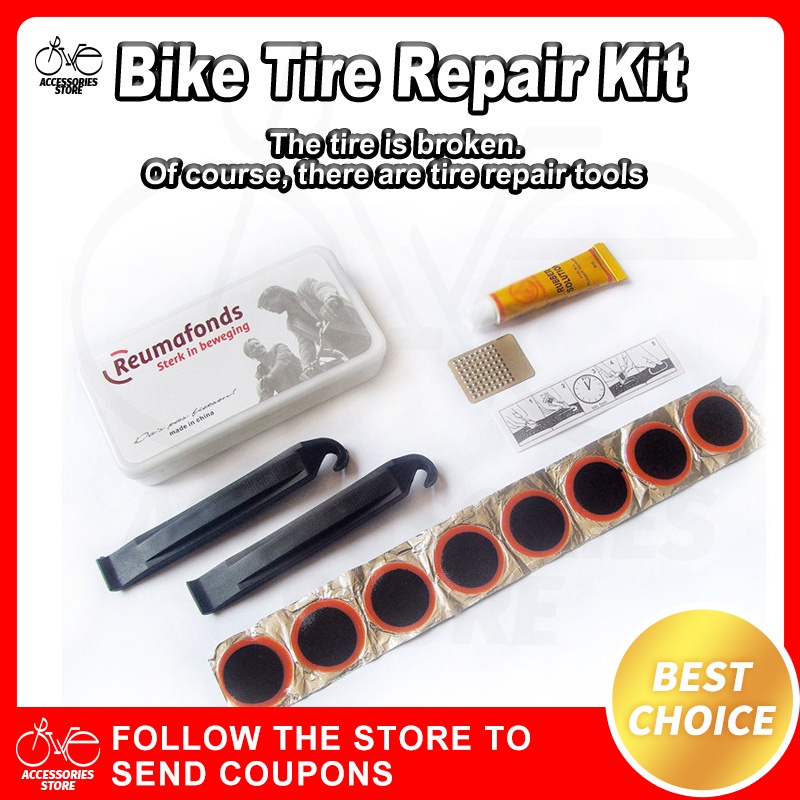 Bike Tyre Repair Bike Repair Patch Kit Bicycle Tube Repair Kit