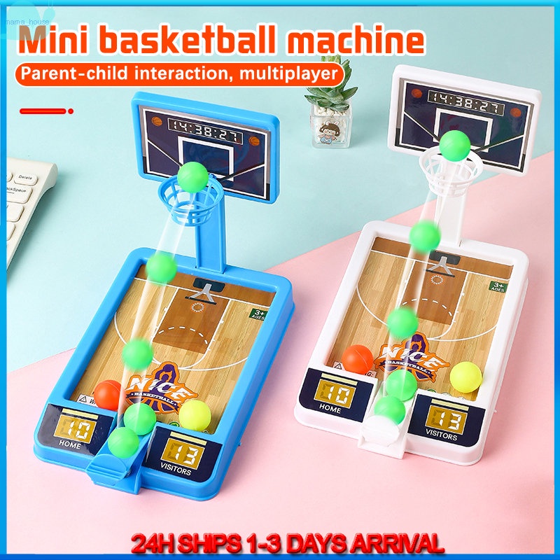 Indoor Desktop Mini Basketball Shooting Machine Game Toy Finger Mini ...