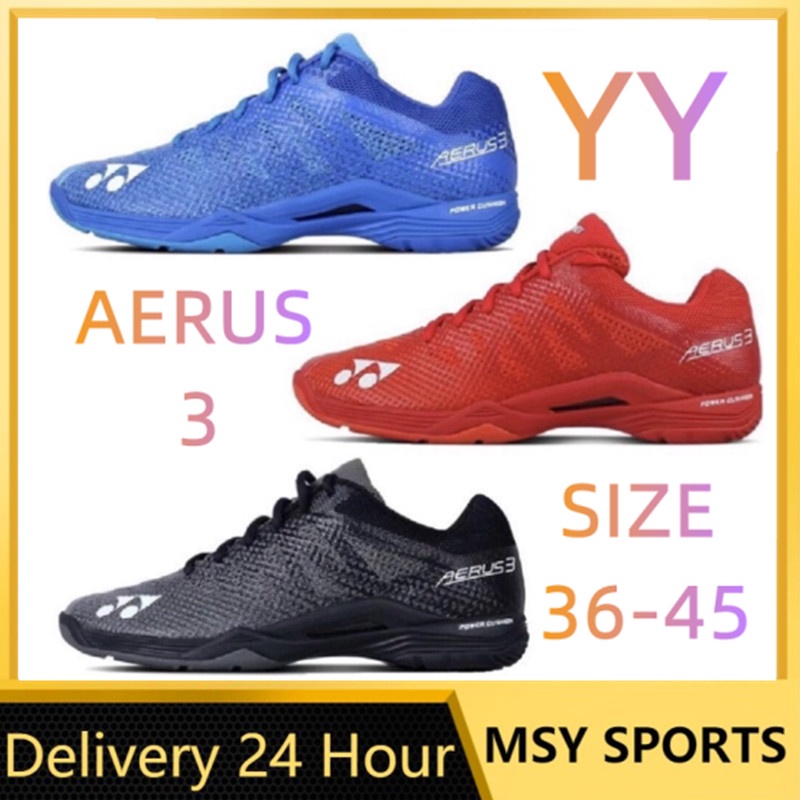 Yonex Aerus 3 Reborn Super Grip Badminton Shoes Power Cushion Badminton Yonex Shopee Philippines
