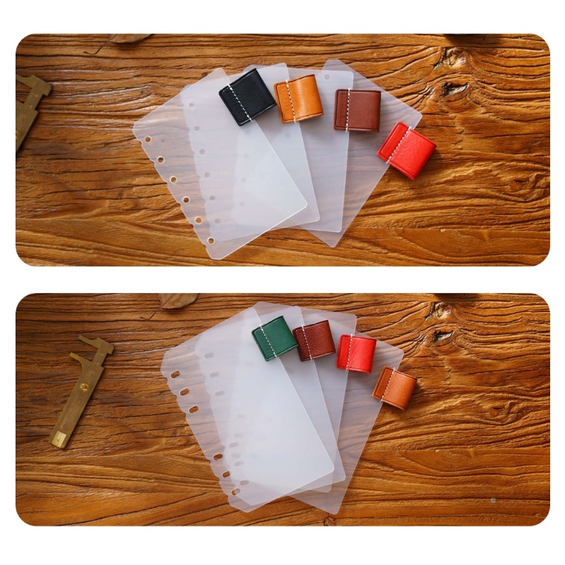 TOP 6 Rings Binder Divider A5 A6 A7 Insertable Tabs Divider, Binder Divider 6Hole Punch Section