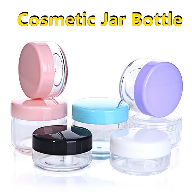 Portable Reusable Cosmetics Jar Box Makeup Cream Refillable Bottle ...