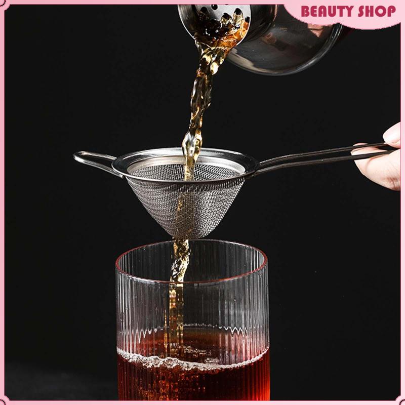 [Wishshopelxj] small Sifter Metal Bar Conical Sieve Tea Strainer Long ...