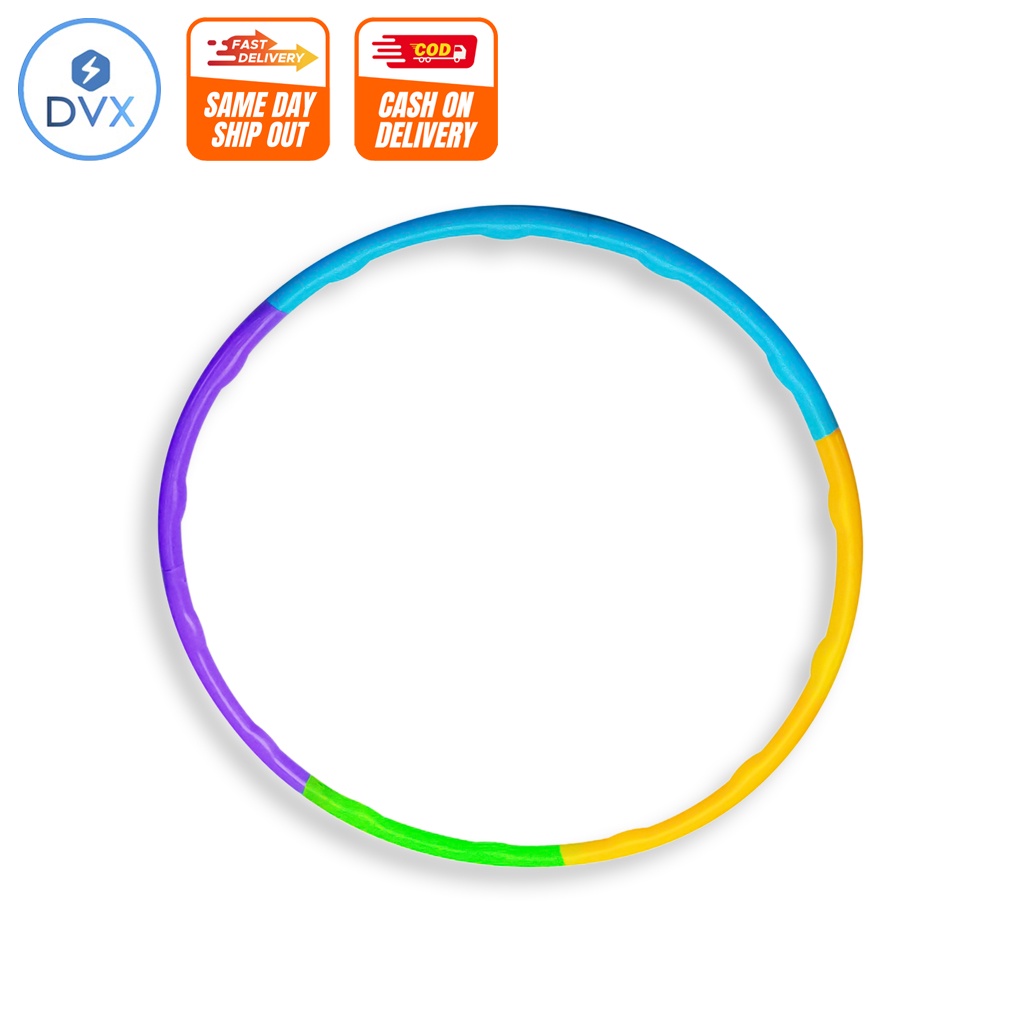 Massage Hula Hoop,15 Sections Detachable Adjustable Size Professional Intelligent Counter Smart Fitness Hula Hoops Women Men Kids Exercising Weight L