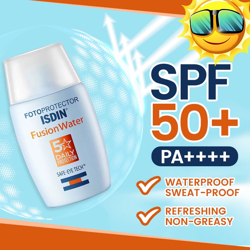ISDIN Fusion Water Uv Sunscreen Skin Sunscreen Spf 50+ Pa+++ Suncare