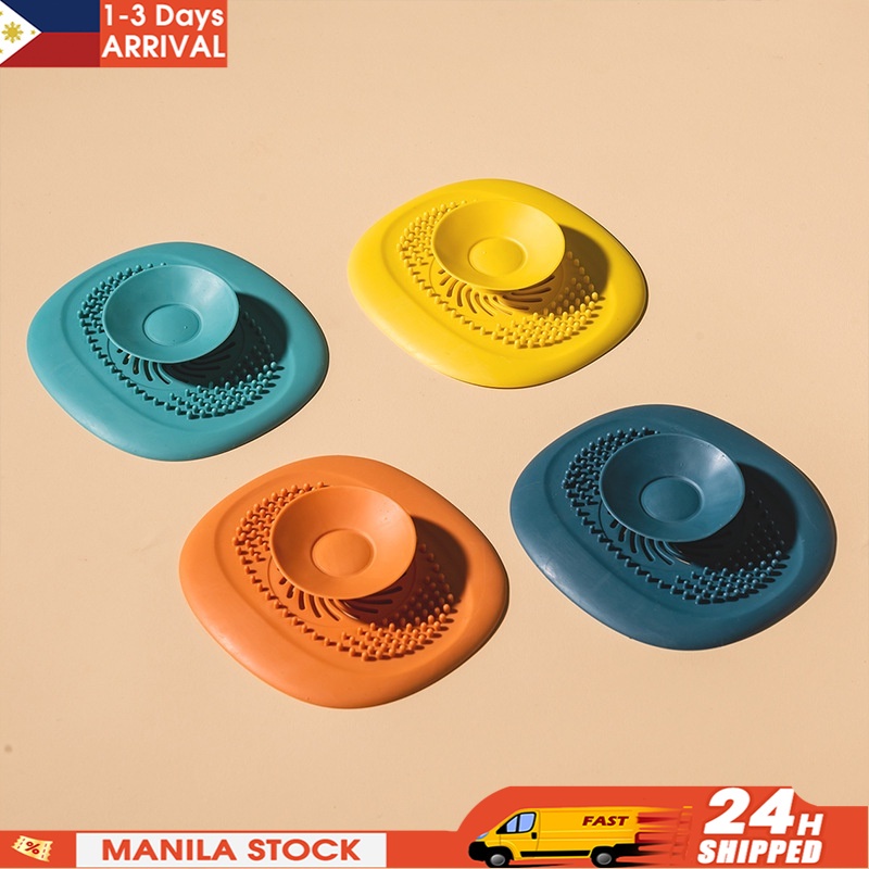 Bathroom Floor Strainer Cover Kitchen Silicone Sink Water Drain Filter