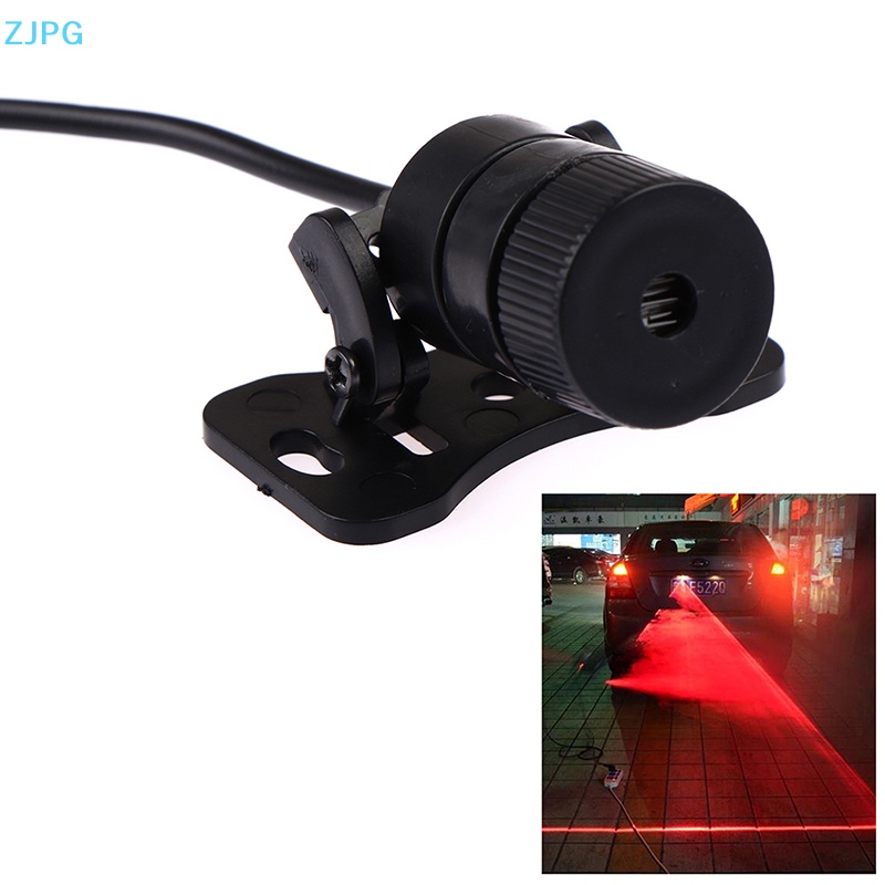 ZJPG> Car LED Laser Fog Light Motorcycle Tail Lamp auto Taillight Brake Warning Light new