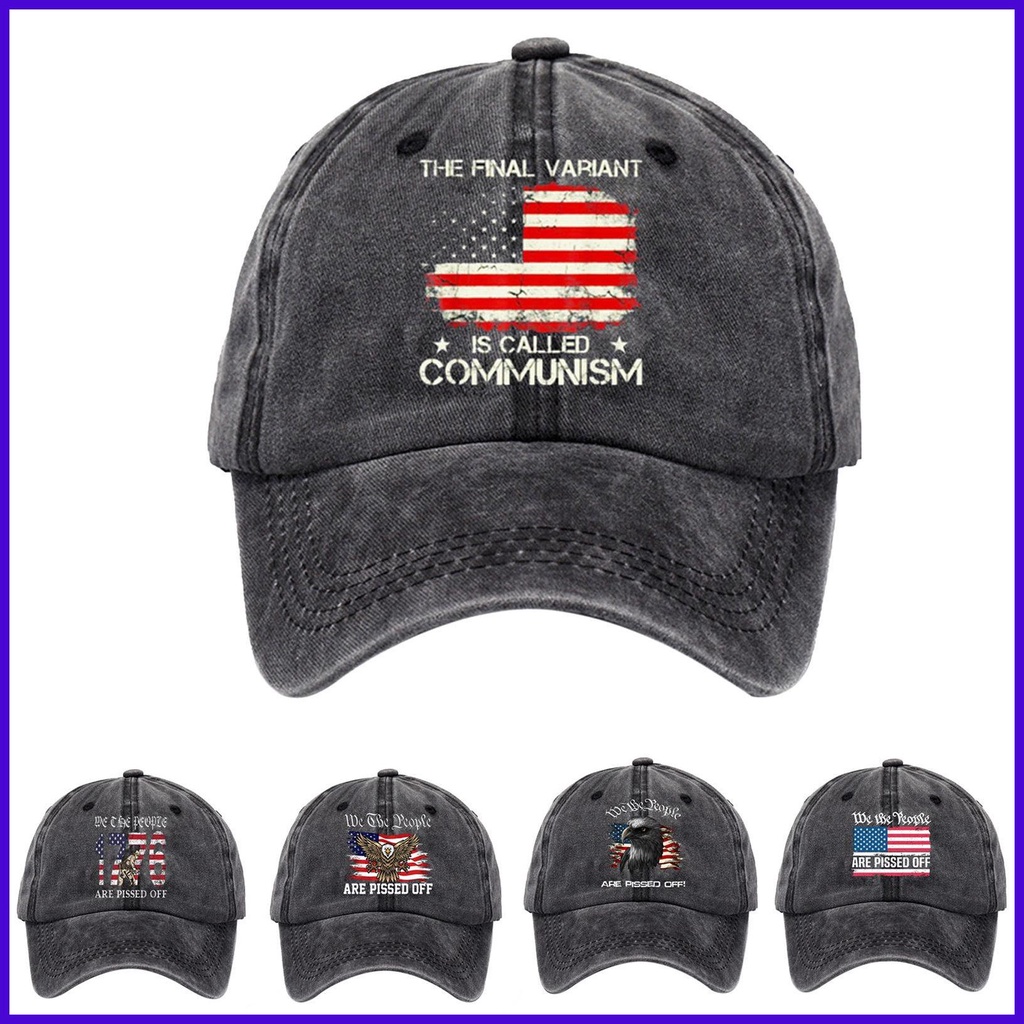 We The People Are Pissed off Hat American Flag Hats for Men