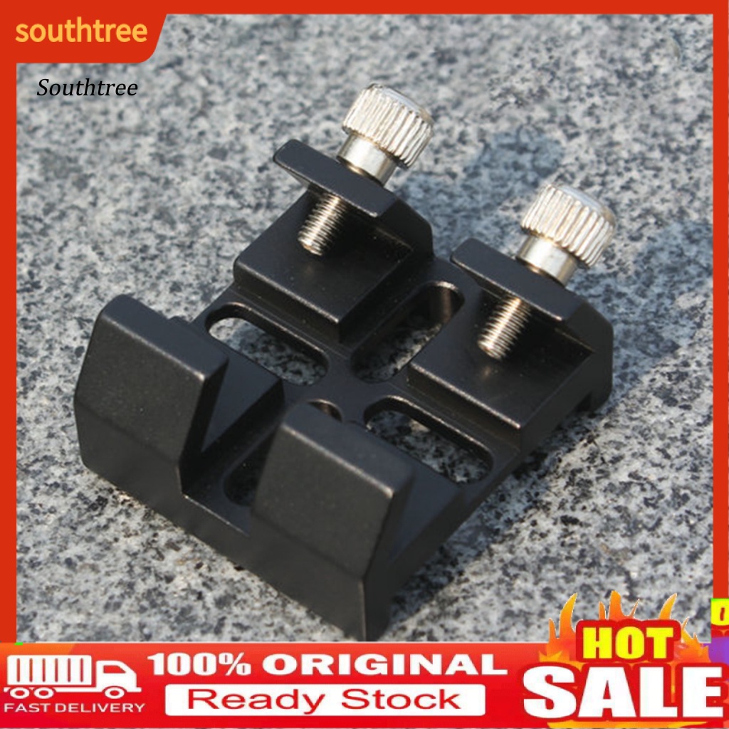 SOU_ Finder Scope Dovetail Base Mini Heavy Duty Aluminum Alloy Screw Mount Universal Finder