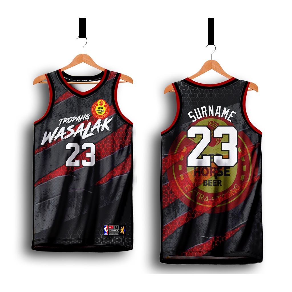 Jersey design basketball store red