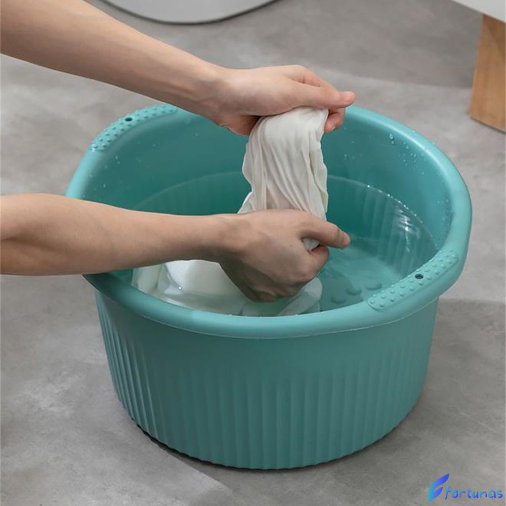Plastic Large Foot Bath Spa Tub Basin Bucket For Soaking Feet Detox Pedicure Massage Portable