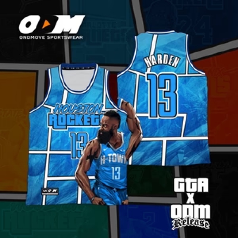 Houston Rockets ODM x GTA Concept Jersey | Shopee Philippines