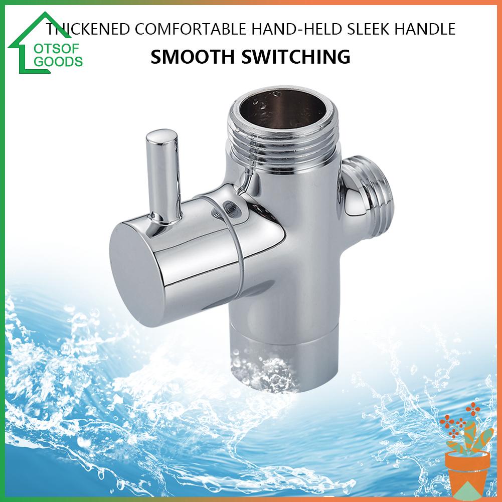 3 Way Switch Faucet Adapter Connector 1/2inch Sink Valve Diverter Leak