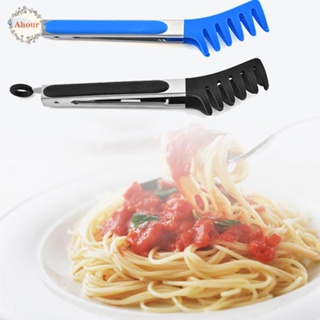 Silicone Pasta Tong, Non-slip Spaghetti Tongs With Teeth & Filter