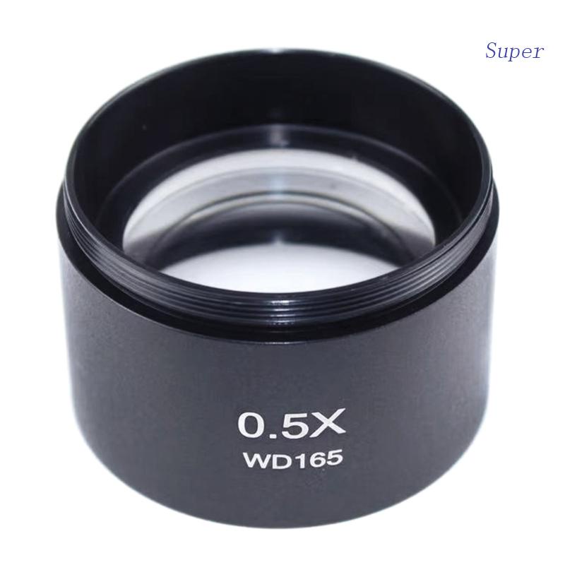 Super 0.5X Trinocular Stereo Microscope Auxiliary Lens Objective Lens
