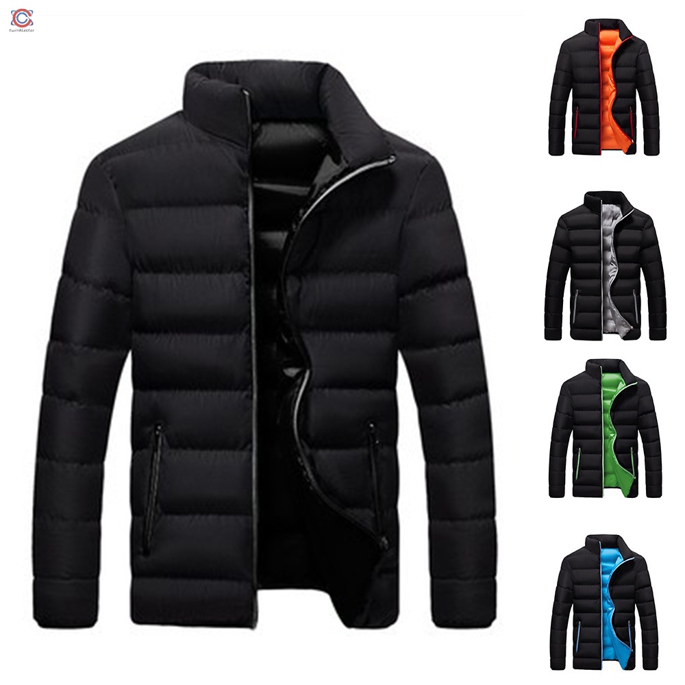 Waterproof Jacket Men's Winter Thicken Thermal Puffer Jacket Coat