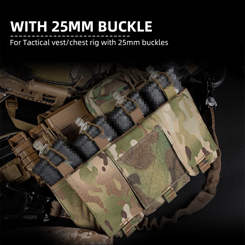 IDOGEAR Tactical Chest Rig Front panel Multi-function Tool Pouch For ...