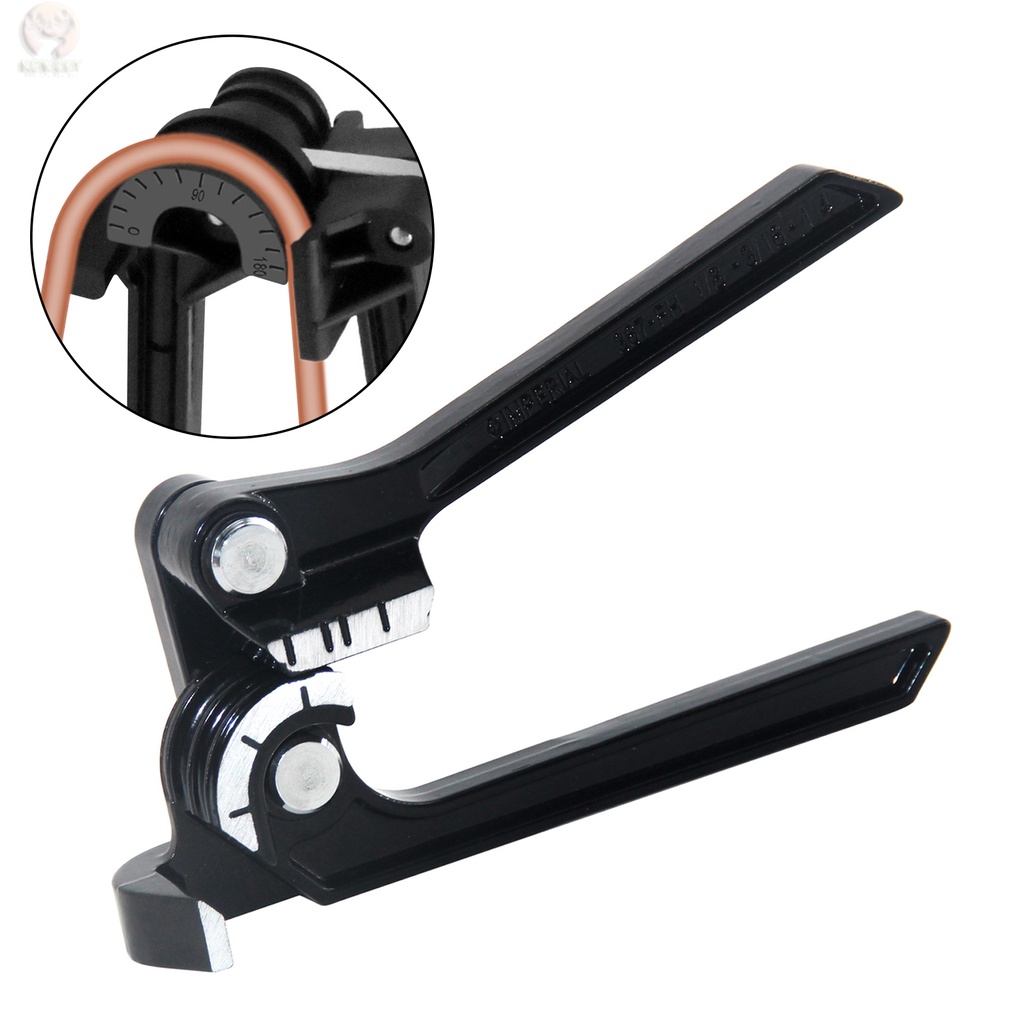 Newsky Manual Pipe Bender 90 Degree Copper Tube Bending Machine 1/8", 3