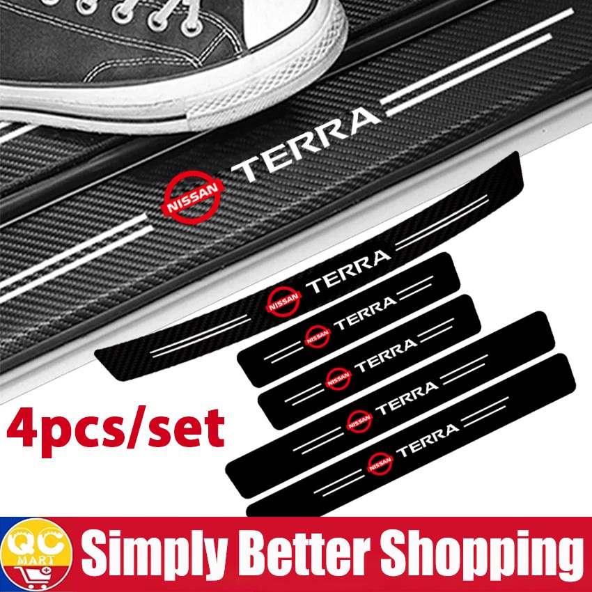 【Ship In 24H】 4PCS NISSAN TERRA Car Door Sill Strip Anti Scratch Side ...