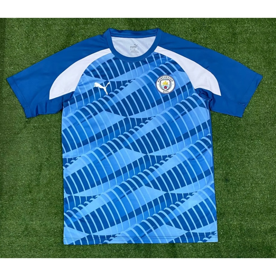 Top Quality 202324 Manchester City Blue Training Kit Football Jersey