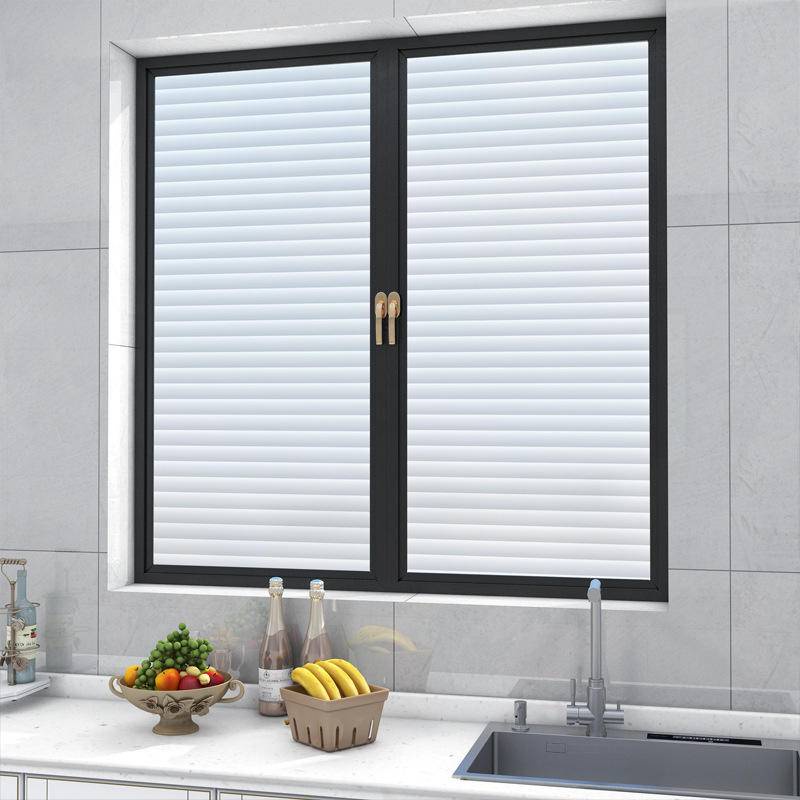 Electrostatic Window Anti Peeping Film Imitation Louver Frosted Non ...