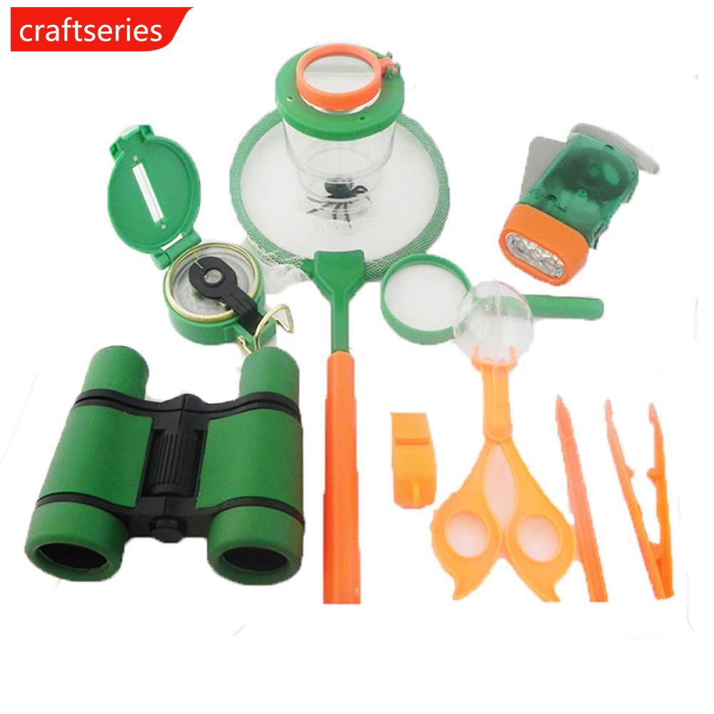 CRAFTSERIES 11pcs Outdoor Exploration Toys Kit Adventure Insect