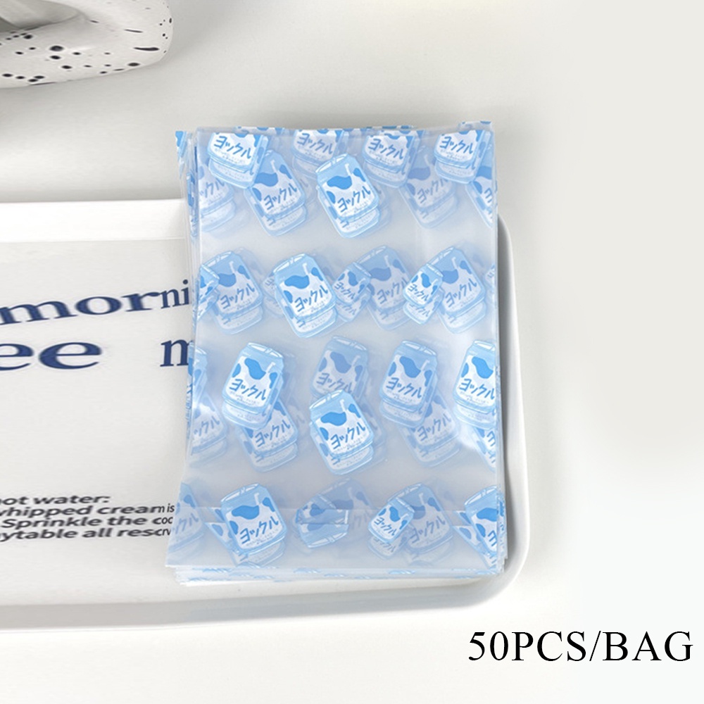 50 PCS Opp Bag Self Sealing Card Cover Protector Gift Packaging Box ...