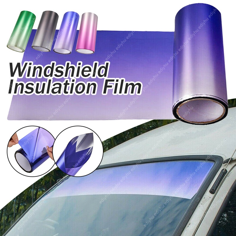 Universal Car Windscreen Sun Shade Film Sticker 100*20CM Window Glass